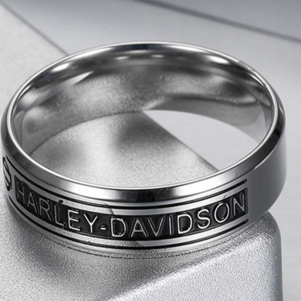 Stainless steel Harley Davidson ring
